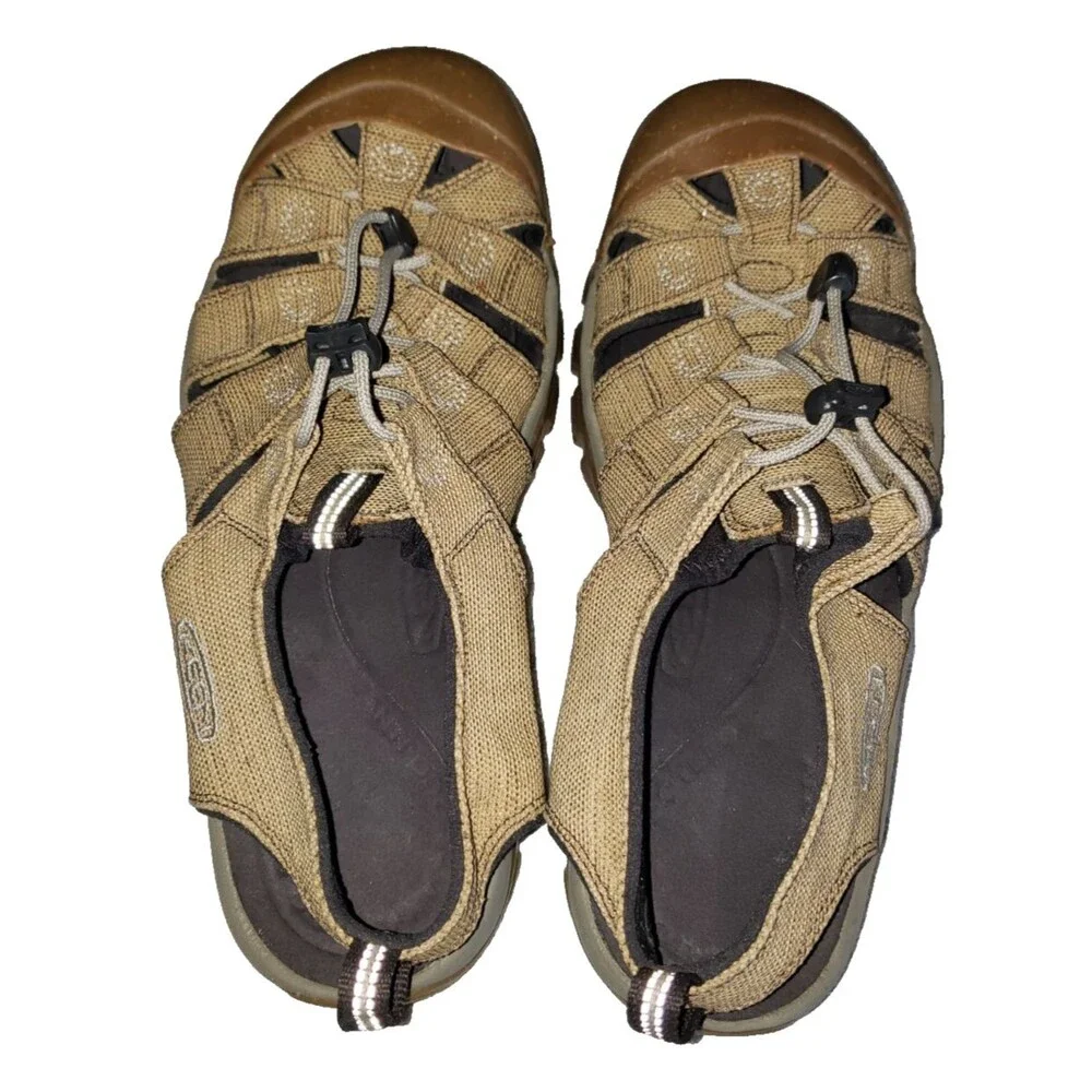 KEEN Newport H2 Hemp Sandals Men's Size 11.5 Brown Water Hiking Outdoor Shoes